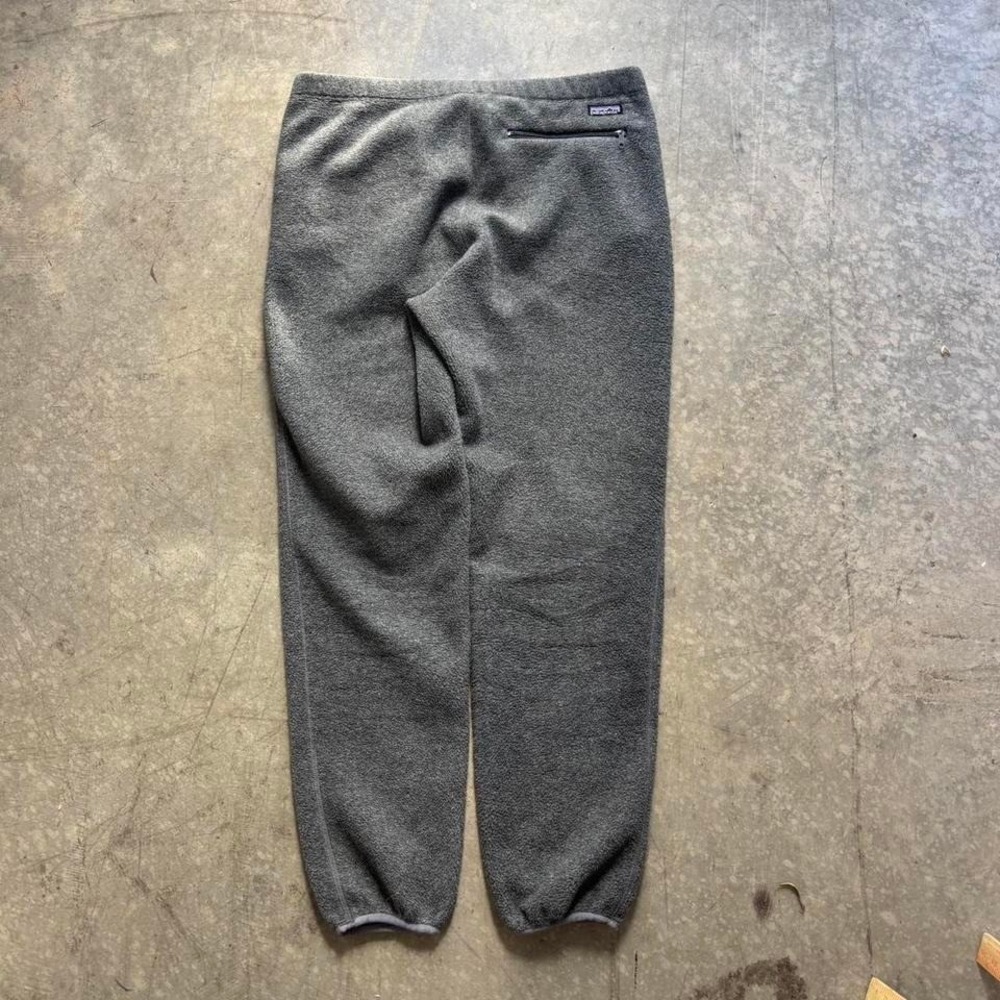 Vintage 90's Gray Patagonia Synchilla‎ Fleece Sweatpants Size Large